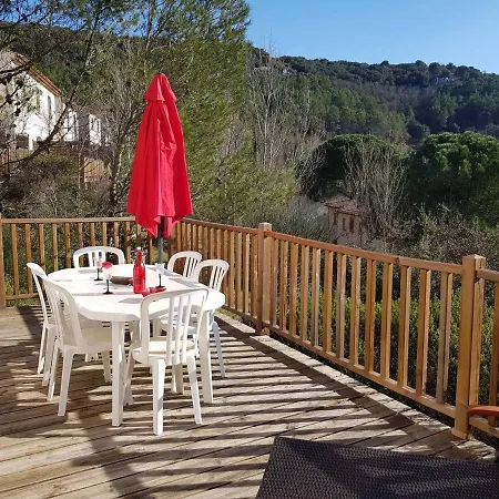 Maison Duplex 8 Pers Avec Terrasse, 3 Ch, Parking Gratuit, Animaux Admis, Acces Piscine - Fr-1-382-128 * Grospierres